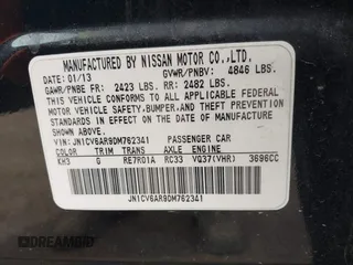 2013 Infiniti G37 x z VIN JN1CV6AR9DM762341, wystawiony jako IAAI lot #42157044 z przebiegiem 155 663 mil mil oraz . Historia ofert i sprzedaży dostępna na DreamBid. Obrazek 9.