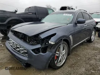 2009 Infiniti FX35 with VIN JNRAS18U69M102629, listed as a Copart auction lot 44270135 with 188,718 mi miles and Salvage Title. Bid and sale history available at carsss.com. Image 1.