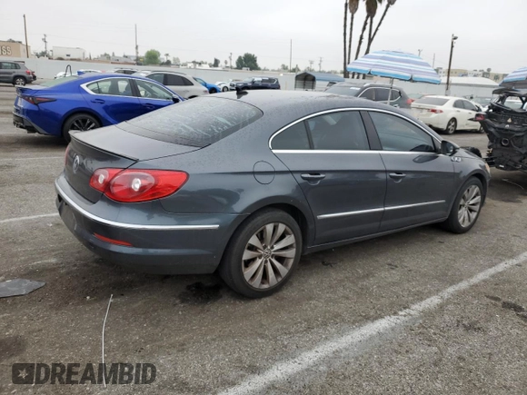 2011 Volkswagen CC Sport with VIN WVWMP7AN6BE729545, listed as a Copart auction lot 52744345 with 134,254 mi miles and Clean Title. Bid and sale history available at carsss.com. Image 3.