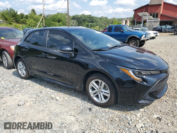 2022 Toyota Corolla Hatchback SE with VIN JTND4MBE6N3166787, listed as a Copart auction lot 63250564 with 8,523 mi miles and Salvage Title. Bid and sale history available at carsss.com. Image 4.