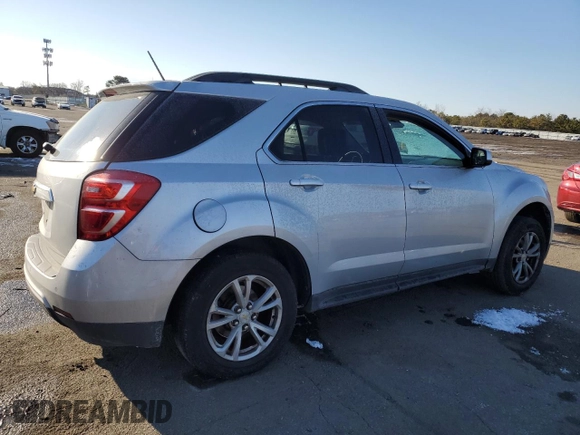 2017 Chevrolet Equinox LT with VIN 2GNALCEK6H6303673, listed as a Copart auction lot 42429165 with 108,647 mi miles and Non Repairable. Bid and sale history available at DreamBid. Image 3.
