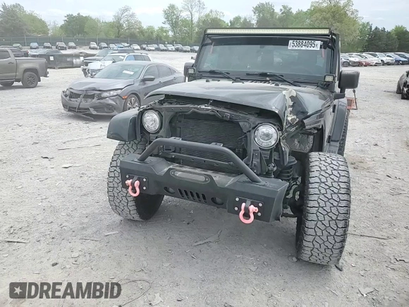 2017 Jeep Wrangler Sahara z VIN 1C4AJWBG8HL547512, wystawiony jako Copart lot #53884095 z przebiegiem 107 260 mil mil oraz Szkoda całkowita • Salvage title. Historia ofert i sprzedaży dostępna na DreamBid. Obrazek 15.