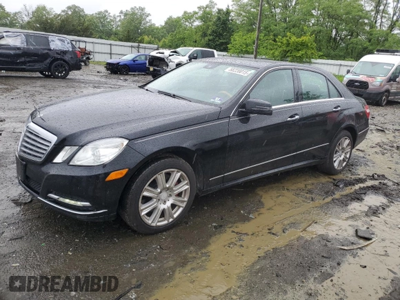 2013 Mercedes-Benz E 350 Luxury with VIN WDDHF8JB3DA749509, listed as a Copart auction lot 58220015 with 148,375 mi miles and Salvage title. Bid and sale history available at DreamBid. Image 1.