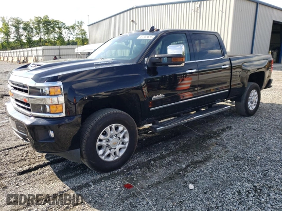 2018 Chevrolet Silverado 3500HD High Country with VIN 1GC4K1EY2JF240357, listed as a Copart auction lot 57335655 with Not Provided miles and Clean Title. Bid and sale history available at DreamBid. Image 1.