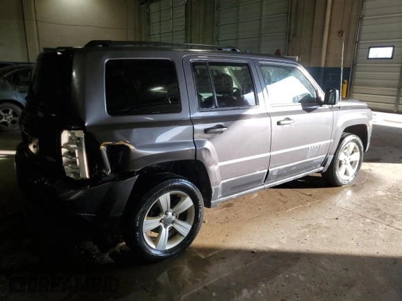 2014 Jeep Patriot Latitude with VIN 1C4NJRFB5ED718711, listed as a Copart auction lot 52100335 with 75,231 mi miles and Clean Title. Bid and sale history available at carsss.com. Image 3.