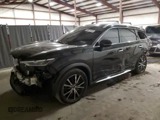 2022 Infiniti QX60 Sensory with VIN 5N1DL1GS6NC339921, listed as a Copart auction lot 83871054 with 23,570 mi miles and Salvage title. Bid and sale history available at DreamBid. Image 1.