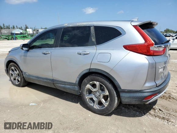 2017 Honda CR-V EX-L with VIN 5J6RW1H88HL000614, listed as a Copart auction lot 51646085 with 52,695 mi miles and Salvage Title. Bid and sale history available at DreamBid. Image 2.