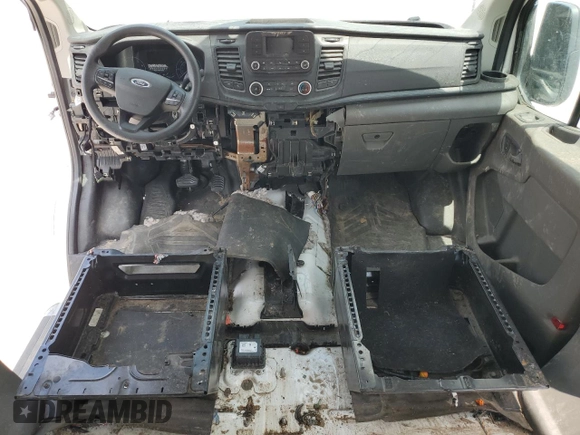 2021 Ford Transit Cargo with VIN 1FTBR1Y84MKA35617, listed as a Copart auction lot 56629234 with Not provided miles and . Bid and sale history available at DreamBid. Image 8.