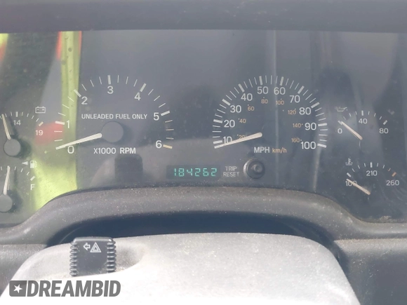 1998 Jeep Cherokee Sport with VIN 1J4FJ68S2WL218474, listed as a IAAI auction lot 42595465 with 184,262 mi miles and . Bid and sale history available at DreamBid. Image 7.