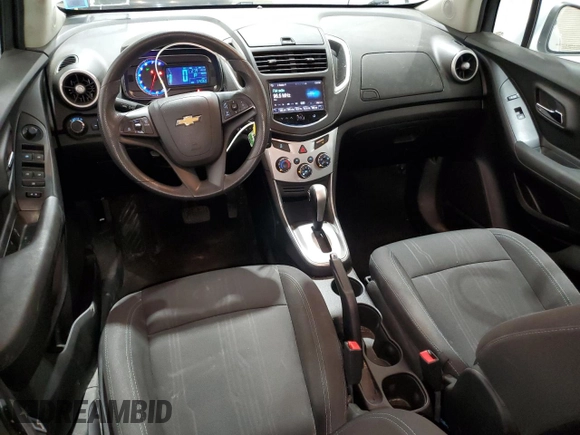 2015 Chevrolet Trax LT with VIN 3GNCJRSB3FL176881, listed as a Copart auction lot 49375095 with 59,060 mi miles and Salvage Title. Bid and sale history available at carsss.com. Image 8.