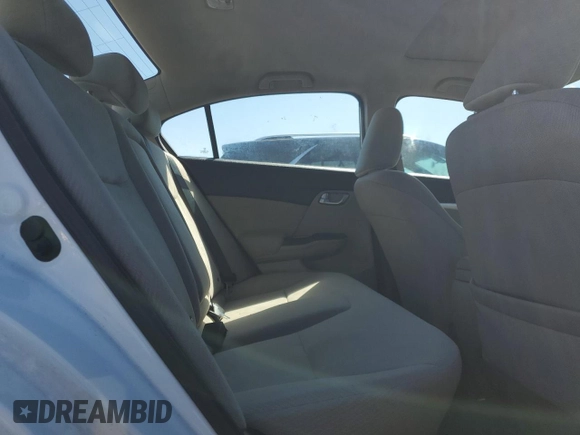 2013 Honda Civic EX with VIN 19XFB2F84DE275221, listed as a Copart auction lot 53541895 with 121,047 mi miles and Salvage Title. Bid and sale history available at DreamBid. Image 10.