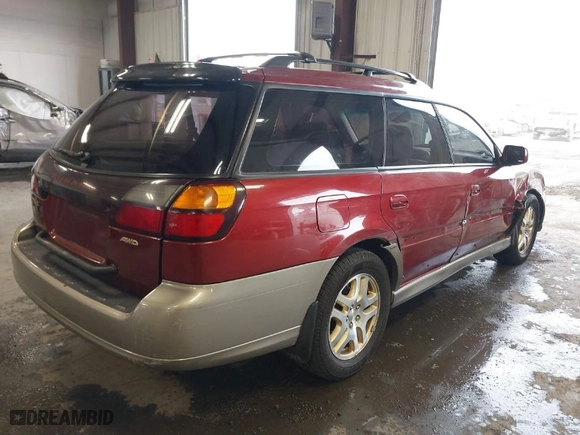 2003 Subaru Legacy Wagon Outback Ltd with VIN 4S3BH686837604808, listed as a IAAI auction lot 41724457 with 189,331 mi miles. Bid and sale history available at carsss.com. Image 4.
