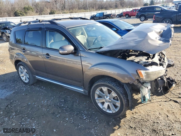 2012 Mitsubishi Outlander SE with VIN JA4AS3AW4CU012436, listed as a Copart auction lot 85694344 with 140,451 mi miles and Salvage Title. Bid and sale history available at carsss.com. Image 4.