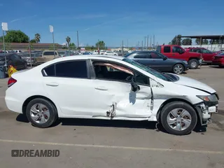 2015 Honda Civic Sedan LX with VIN 19XFB2F54FE250926, listed as a IAAI auction lot 41993601 with 119,881 mi miles. Bid and sale history available at carsss.com. Image 14.