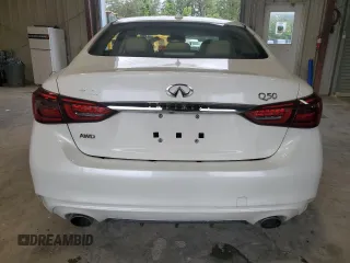 2020 Infiniti Q50 Luxe z VIN JN1EV7AR5LM251190, wystawiony jako Copart lot #57775625 z przebiegiem 47 916 mil mil oraz Szkoda całkowita • Salvage title. Historia ofert i sprzedaży dostępna na DreamBid. Obrazek 6.