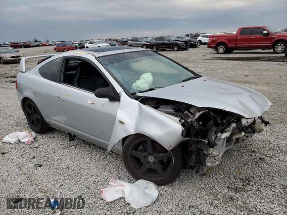 2002 Acura RSX Type S with VIN JH4DC53032C020373, listed as a Copart auction lot 82882664 with 0 mi miles and Clean Title. Bid and sale history available at carsss.com. Image 4.