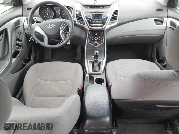 2015 Hyundai Elantra SE with VIN 5NPDH4AE1FH596078, listed as a Copart auction lot 52985755 with 95,758 mi miles and Salvage title. Bid and sale history available at DreamBid. Image 8.