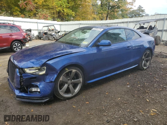 2015 Audi S5 Premium Plus with VIN WAUCGAFR1FA037773, listed as a Copart auction lot 73284174 with 138,487 mi miles and Salvage Title. Bid and sale history available at carsss.com. Image 1.