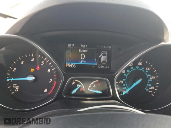 2016 Ford Escape SE with VIN 1FMCU9GX0GUC46005, listed as a Copart auction lot 53975955 with 124,994 mi miles and Salvage Title. Bid and sale history available at DreamBid. Image 9.