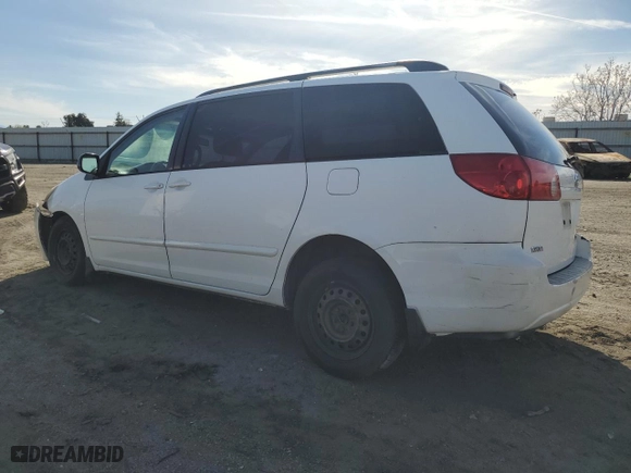 2007 Toyota Sienna CE with VIN 5TDZK23C57S056249, listed as a Copart auction lot 49670155 with 179,444 mi miles and Salvage Title. Bid and sale history available at carsss.com. Image 2.