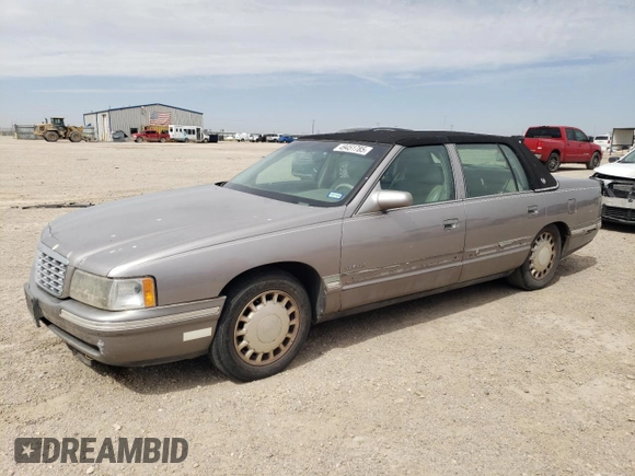 1998 Cadillac DeVille with VIN 1G6KD54Y2WU797558, listed as a Copart auction lot 49451785 with 85,899 mi miles and Salvage Title. Bid and sale history available at carsss.com. Image 1.
