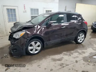 2016 Buick Encore Convenience with VIN KL4CJFSB5GB552047, listed as a Copart auction lot 43067965 with 75,439 mi miles and Salvage Title. Bid and sale history available at carsss.com. Image 1.