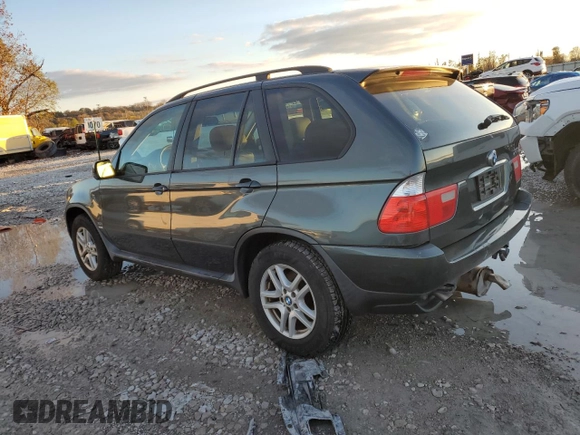 2006 BMW X5 3.0i with VIN 5UXFA13596LY39400, listed as a Copart auction lot 79711194 with 0 mi miles and Salvage Title. Bid and sale history available at carsss.com. Image 2.
