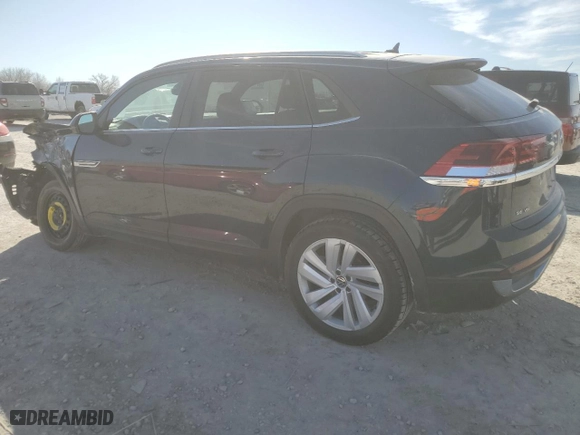 2021 Volkswagen Atlas Cross Sport 3.6L V6 SE w/Technology with VIN 1V2WE2CA2MC220948, listed as a Copart auction lot 47285295 with 106,664 mi miles and Salvage Title. Bid and sale history available at carsss.com. Image 2.