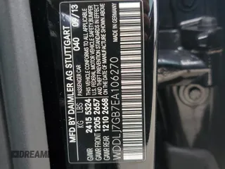 2014 Mercedes-Benz CLS-Class CLS 63 AMG S-Model with VIN WDDLJ7GB7EA106270, listed as a Copart auction lot 74281774 with 0 mi miles and Salvage Title. Bid and sale history available at carsss.com. Image 12.