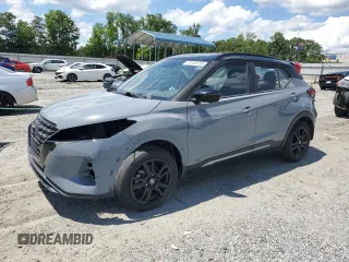 2021 Nissan Kicks SR z VIN 3N1CP5DV3ML466545, wystawiony jako Copart lot #61508705 z przebiegiem 47 446 mil mil oraz Szkoda całkowita • Salvage title. Historia ofert i sprzedaży dostępna na DreamBid. Obrazek 1.
