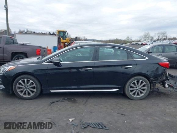 2016 Hyundai Sonata Sport with VIN 5NPE34AF6GH346509, listed as a IAAI auction lot 42082345 with 93,822 mi miles and . Bid and sale history available at DreamBid. Image 14.