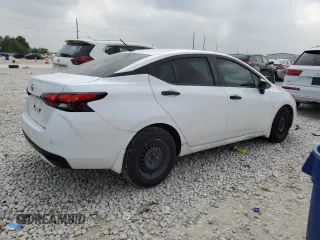 2022 Nissan Versa S with VIN 3N1CN8DVXNL832476, listed as a Copart auction lot 51307035 with 46,935 mi miles and Salvage title. Bid and sale history available at DreamBid. Image 3.