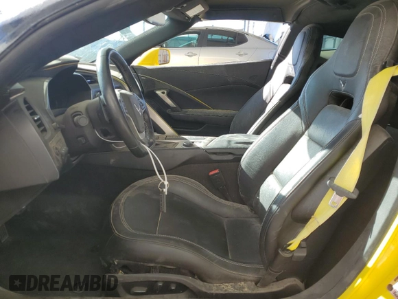 2016 Chevrolet Corvette 2LT with VIN 1G1YD2D7XG5123465, listed as a Copart auction lot 75078914 with 39,150 mi miles and Clean Title. Bid and sale history available at carsss.com. Image 7.