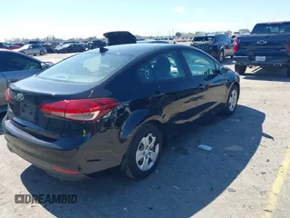 2017 Kia Forte LX with VIN 3KPFK4A70HE041755, listed as a IAAI auction lot 41681241 with 154,949 mi miles. Bid and sale history available at carsss.com. Image 4.
