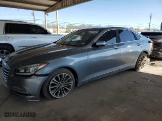 2017 Genesis G80 3.8L with VIN KMHGN4JE2HU182446, listed as a Copart auction lot 48082765 with 98,332 mi miles and Clean Title. Bid and sale history available at carsss.com. Image 1.