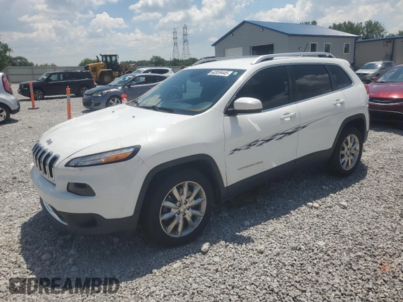 2014 Jeep Cherokee Limited z VIN 1C4PJLDS2EW261465, wystawiony jako Copart lot #62859445 z przebiegiem Nie podano mil oraz Szkoda całkowita • Salvage title. Historia ofert i sprzedaży dostępna na DreamBid. Obrazek 1.