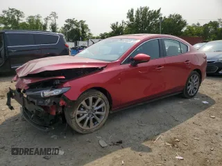 2025 Mazda 3 S Preferred z VIN JM1BPACMXS1759602, wystawiony jako Copart lot #59428825 z przebiegiem 4 311 mil mil oraz Szkoda całkowita • Salvage title. Historia ofert i sprzedaży dostępna na DreamBid. Obrazek 1.