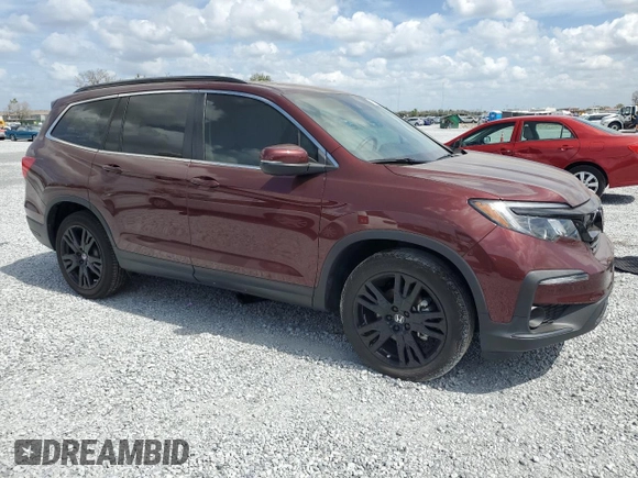 2022 Honda Pilot Special Edition with VIN 5FNYF6H2XNB030268, listed as a Copart auction lot 47570775 with 43,734 mi miles and Non Repairable. Bid and sale history available at carsss.com. Image 4.