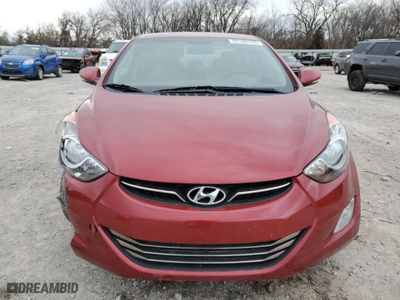 2011 Hyundai Elantra Ltd with VIN KMHDH4AE9BU151714, listed as a Copart auction lot 89160755 with 53,059 mi miles and Salvage Title. Bid and sale history available at carsss.com. Image 5.