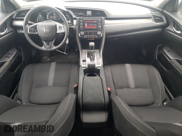2019 Honda Civic LX with VIN 2HGFC2F66KH531972, listed as a Copart auction lot 44960175 with 50,962 mi miles and Salvage Title. Bid and sale history available at DreamBid. Image 8.