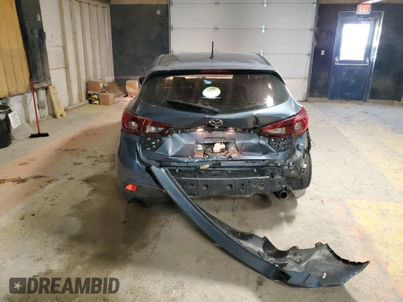 2016 Mazda 3 i Touring with VIN 3MZBM1L79GM266472, listed as a Copart auction lot 45714585 with 57,754 mi miles and Salvage Title. Bid and sale history available at DreamBid. Image 6.