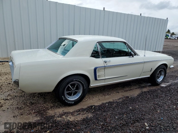 1967 Ford Mustang с VIN 7R01C191576, выставлен на аукционе Copart как лот 46864295 с пробегом 2 767 миль миль и Чистый • Clean title. История ставок и продаж доступна на DreamBid. Изображение 3.