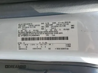2020 Ford Transit Cargo with VIN 1FTBR2C81LKB65463, listed as a Copart auction lot 50799625 with 91,859 mi miles and Salvage Title. Bid and sale history available at carsss.com. Image 13.