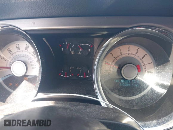 2010 Ford Mustang GT with VIN 1ZVBP8CH9A5121129, listed as a IAAI auction lot 41688528 with 113,089 mi miles. Bid and sale history available at carsss.com. Image 7.