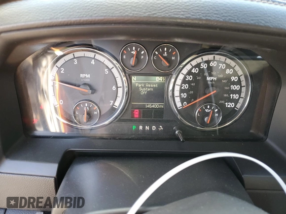 2012 Ram 1500 Sport with VIN 1C6RD7MT8CS150205, listed as a Copart auction lot 56344105 with 145,400 mi miles and Salvage title. Bid and sale history available at DreamBid. Image 9.