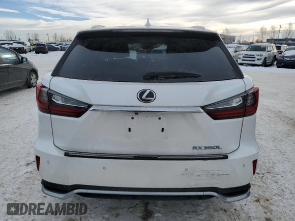 2018 Lexus RX 350L Premium with VIN JTJDZKCAXJ2004891, listed as a Copart auction lot 83044974 with 102,287 mi miles and Clean title. Bid and sale history available at DreamBid. Image 6.