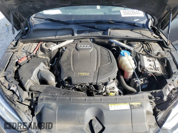 2018 Audi A5 Sportback Prestige z VIN WAUFNCF50JA128442, wystawiony jako Copart lot #86828644 z przebiegiem 101 650 mil mil oraz Szkoda całkowita • Salvage title. Historia ofert i sprzedaży dostępna na DreamBid. Obrazek 11.