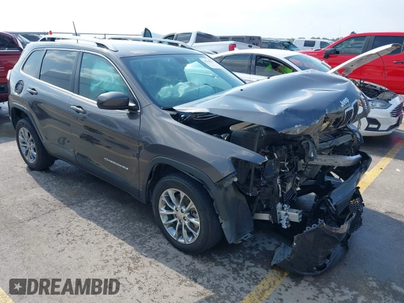 2019 Jeep Cherokee Latitude Plus with VIN 1C4PJLLB3KD143546, listed as a IAAI auction lot 42160353 with 69,296 mi miles and . Bid and sale history available at DreamBid. Image 1.