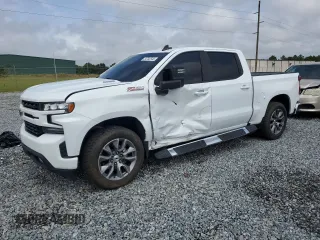 2021 Chevrolet Silverado 1500 RST with VIN 1GCUYEET7MZ149811, listed as a Copart auction lot 54702545 with 43,392 mi miles and Clean Title. Bid and sale history available at carsss.com. Image 1.