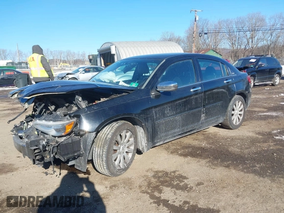 2013 Chrysler 200 Limited with VIN 1C3CCBCB9DN568029, listed as a IAAI auction lot 41412648 with 86,931 mi miles. Bid and sale history available at carsss.com. Image 2.